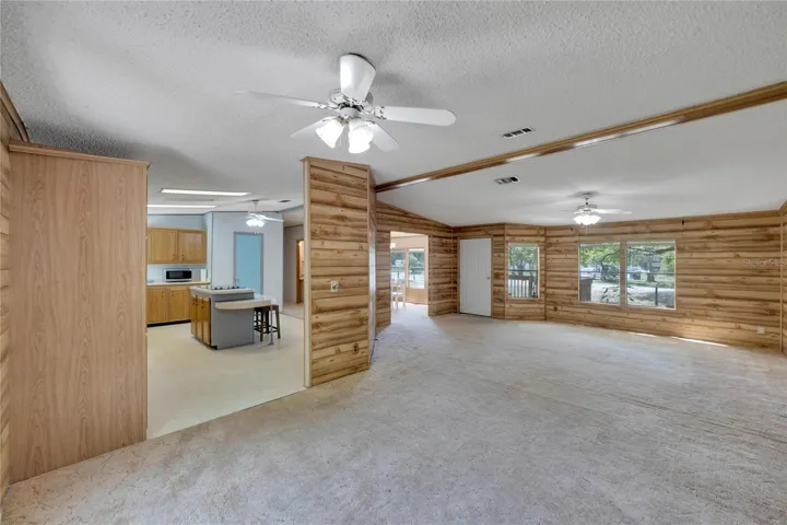Living Room into Kitchen