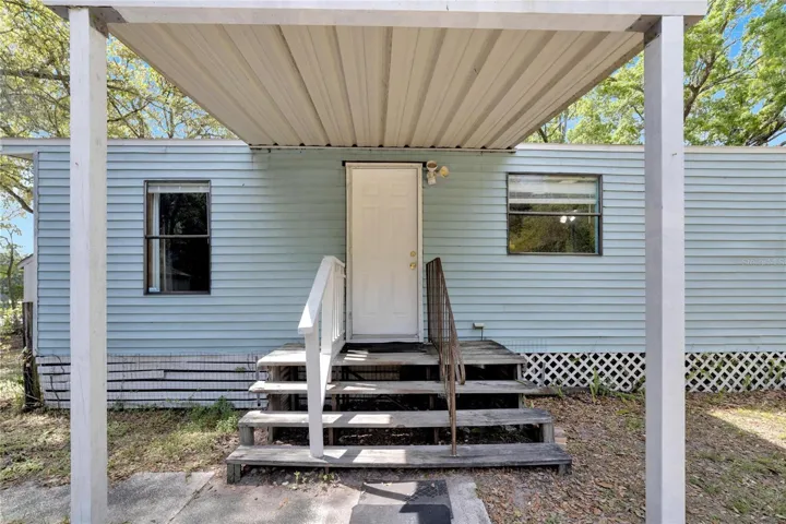 Covered Back Entry Way