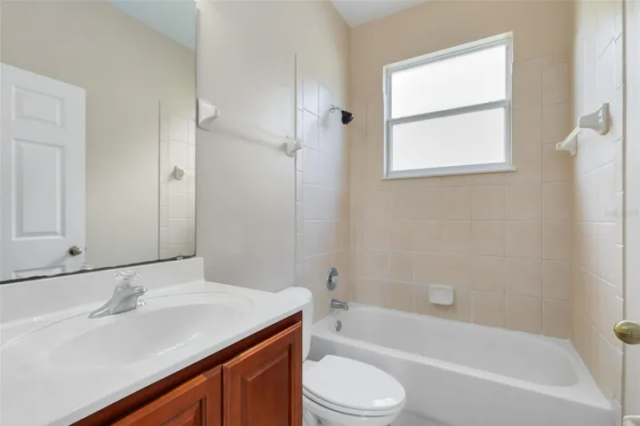 First floor full bath.