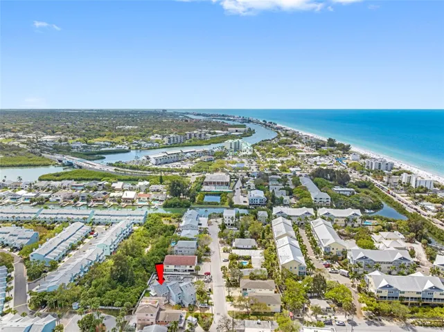 Looking South toward Restaurants, Shops
