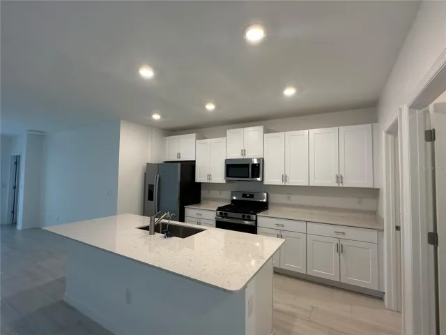 Nice Kitchen open to the living area