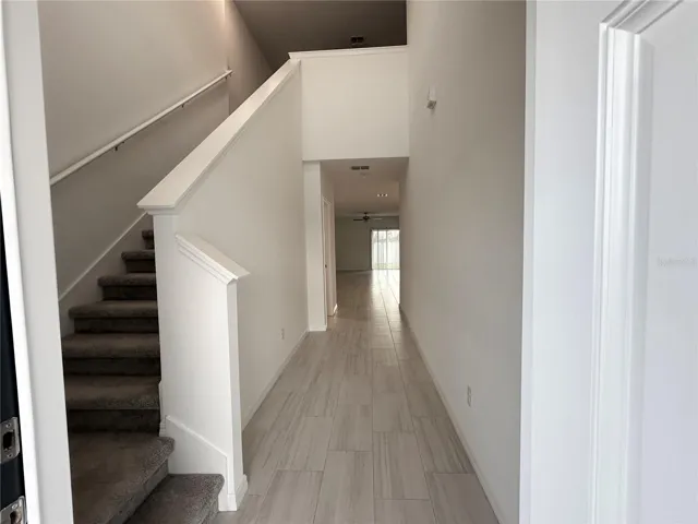 High ceiling entrance