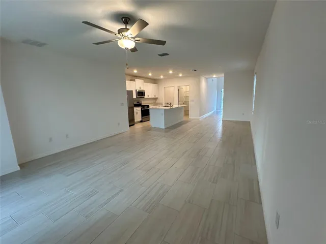 Family room open to the dining room