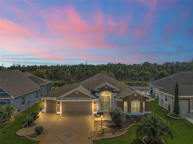 Front Twilight Elevation