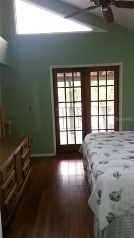 2nd floor French doors open to porch