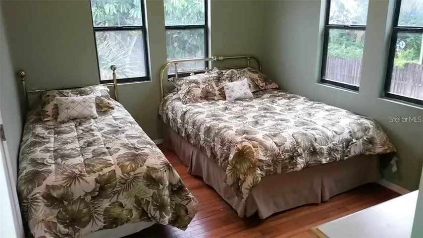 2nd floor Guest bedroom fits full bed and twin