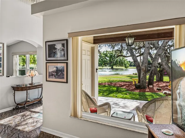 View from living room