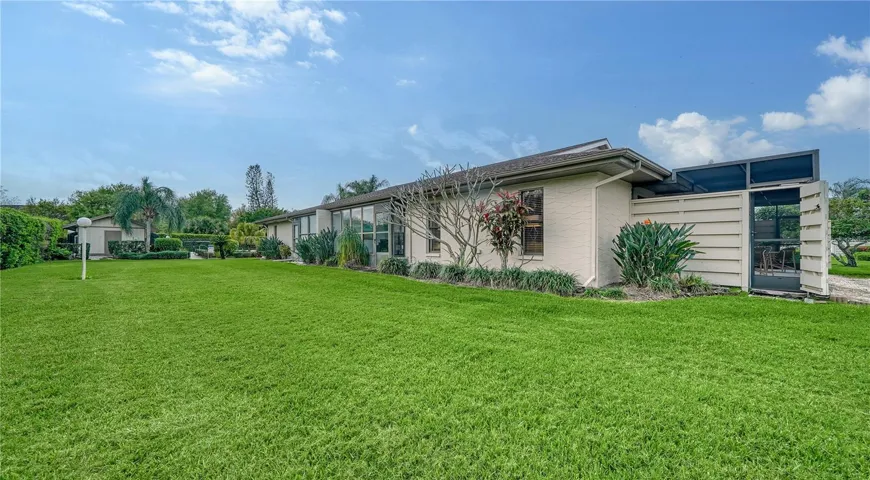 Greenery surrounds your paired villa