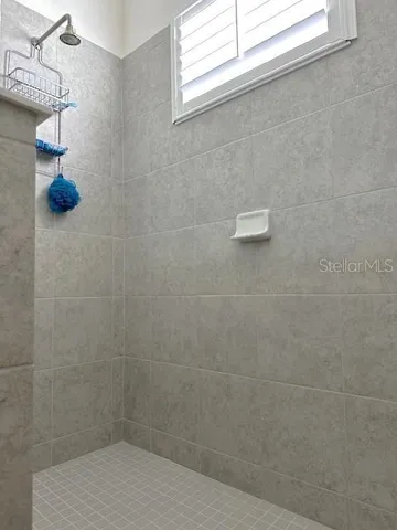 shower in master bath