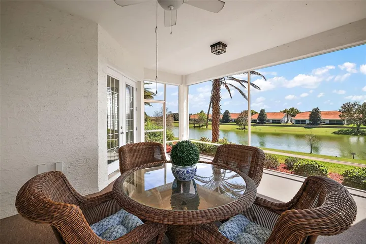 Screened back porch living!