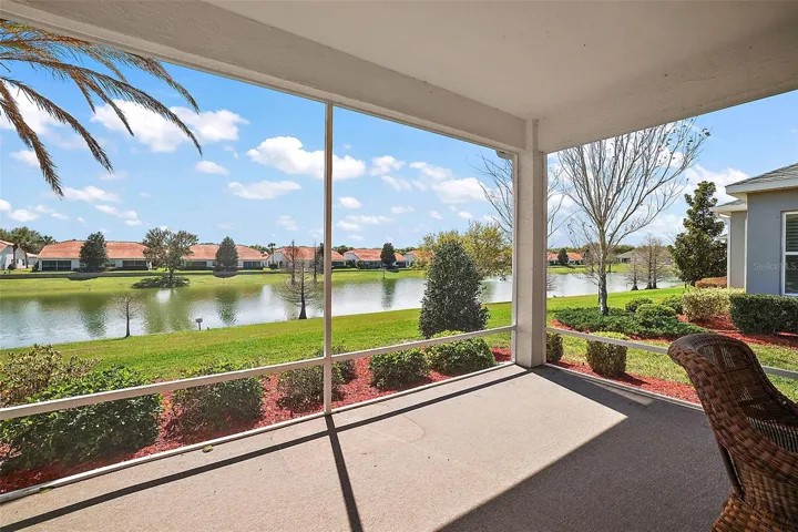 Rear water view from the screened porch