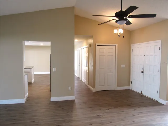 New Luxury Vinyl Plank Flooring Throughout Home. Double Doors + Entry Closet.