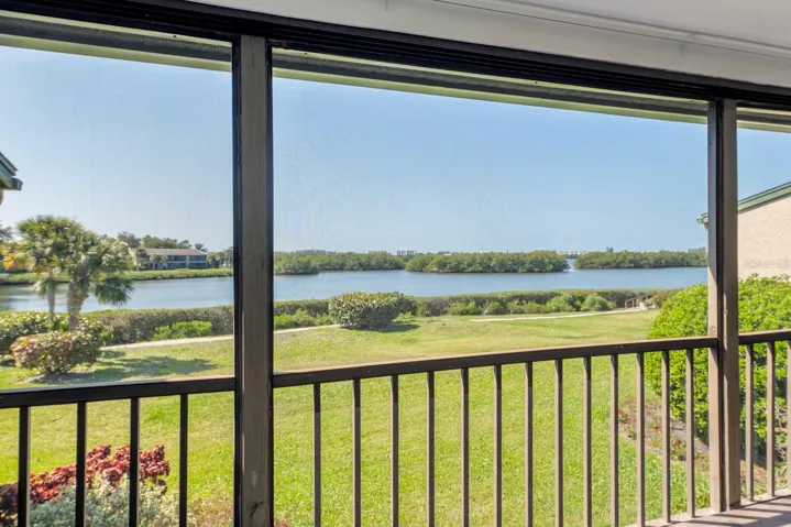 Sarasota bay views from the living room