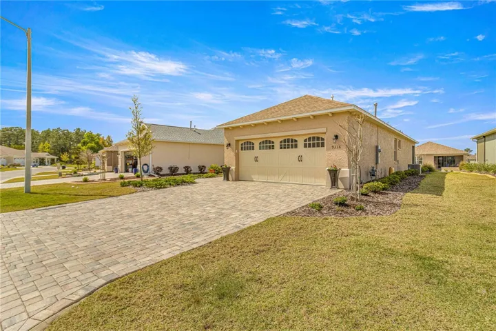 Long Paver Driveway