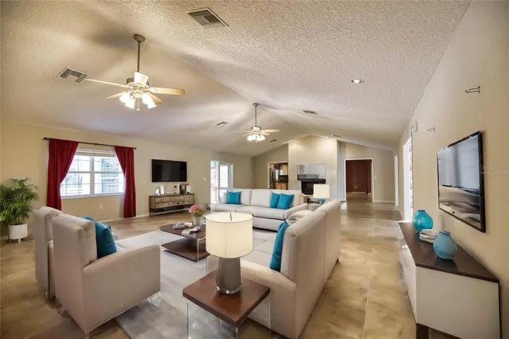 Great Room Virtually Staged