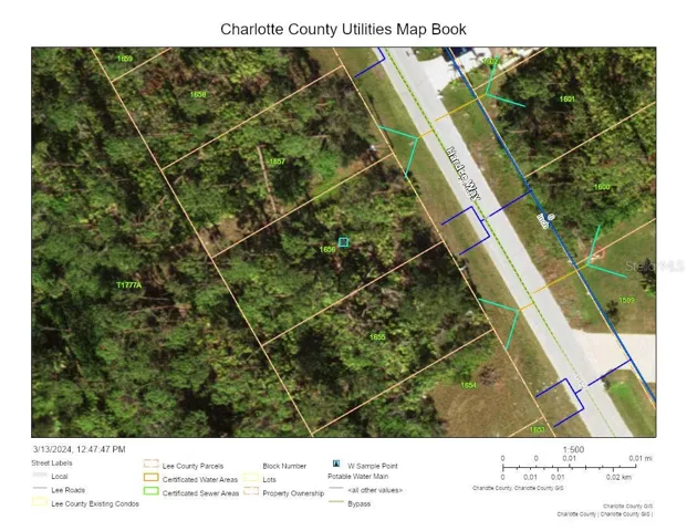 151 Hardee Way - Utility Map