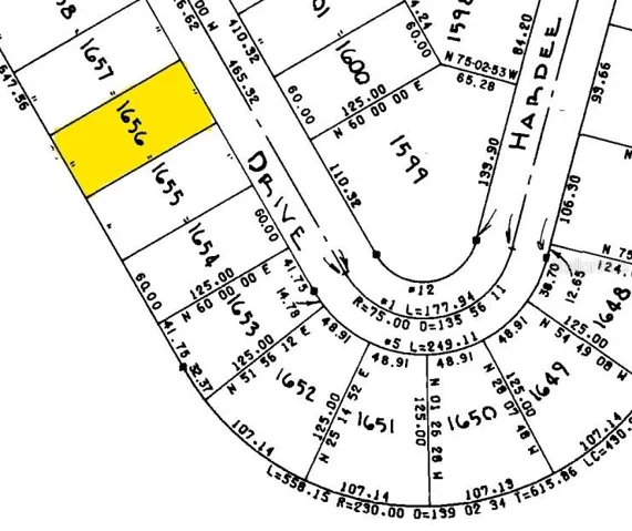 151 Hardee Way - Plat Map