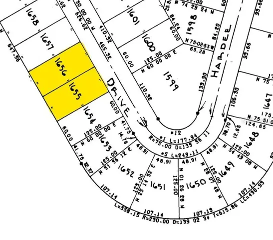 149 & 151 Hardee Way - Plat Map
