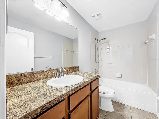 Upstairs guest bathroom