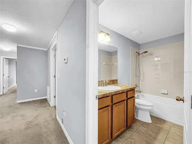 Upstairs guest bathroom