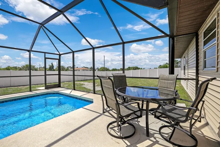 Nice area to relax and enjoy the southern exposure.