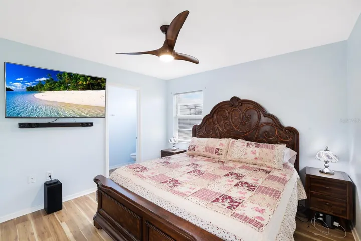 Master Bedroom with 1/2 Bath