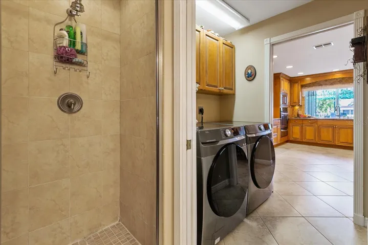 Interior laundry room