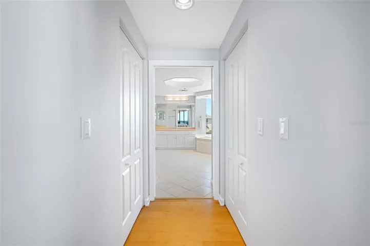 His and Hers Walk-in Closets