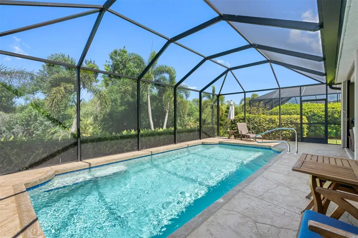 POOL WITH NEW CAGE