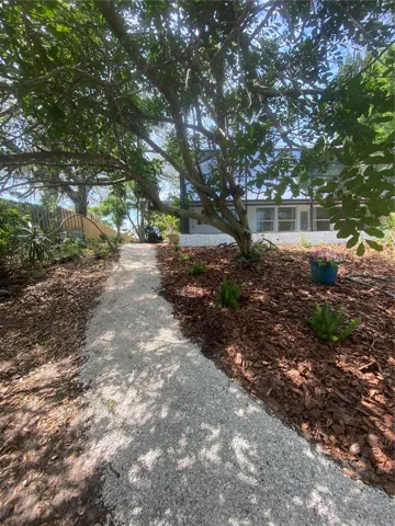 behind pool area