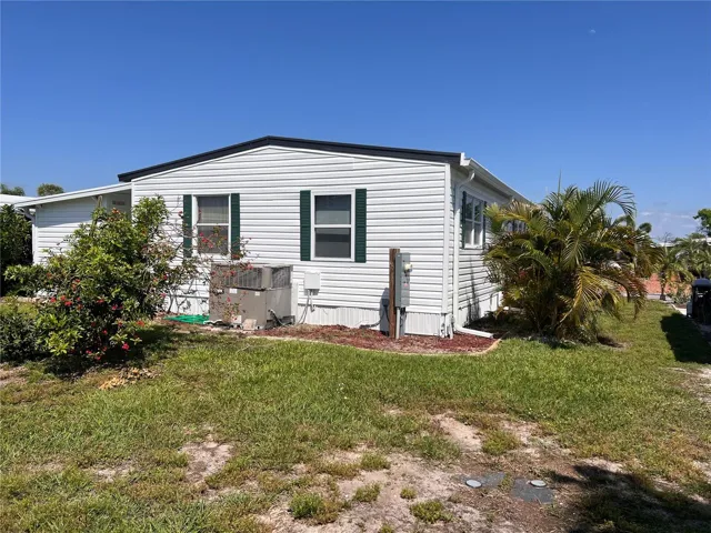 Back of the Home and A?C Unit
