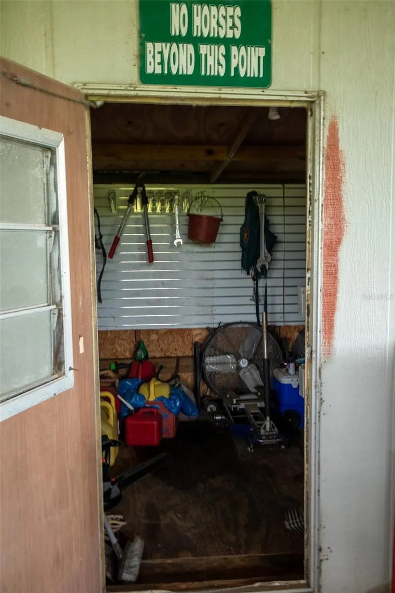 Tack room