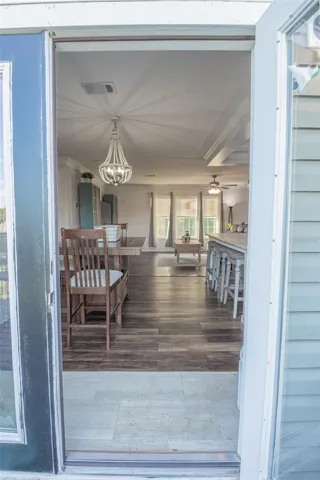 Back door view