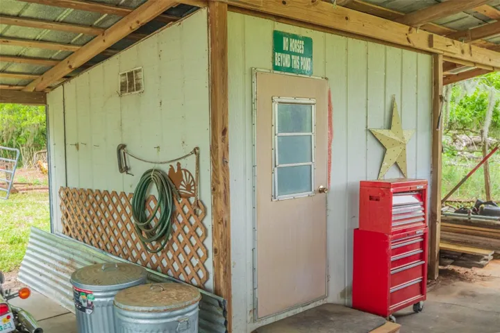 Tack room