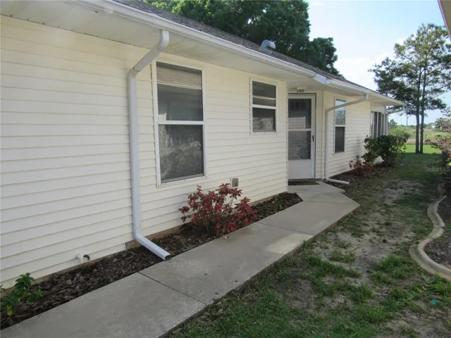Front entrance