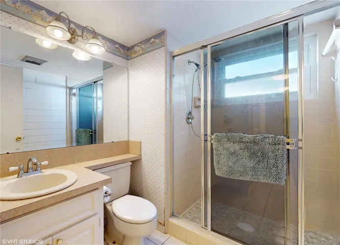 Full bath off Family room serves a s Pool bath