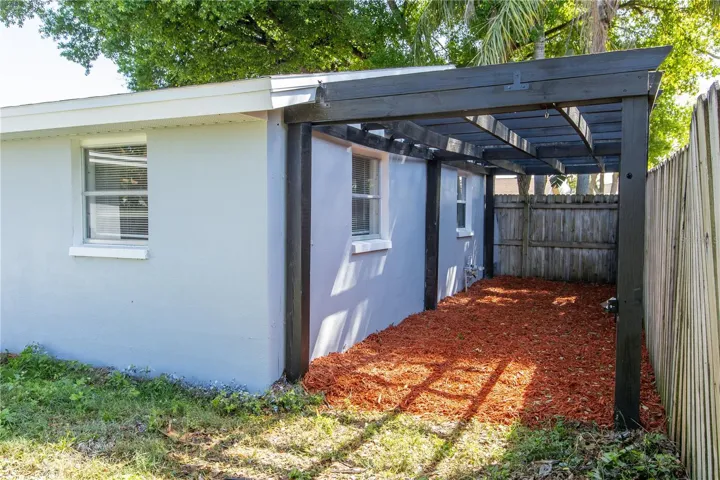 Gazebo on back yard