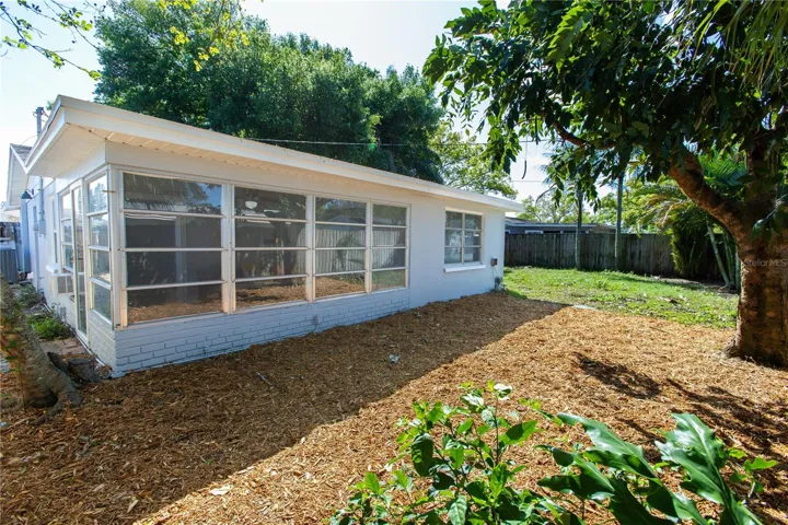 Enclosed FL Room is facing back yard