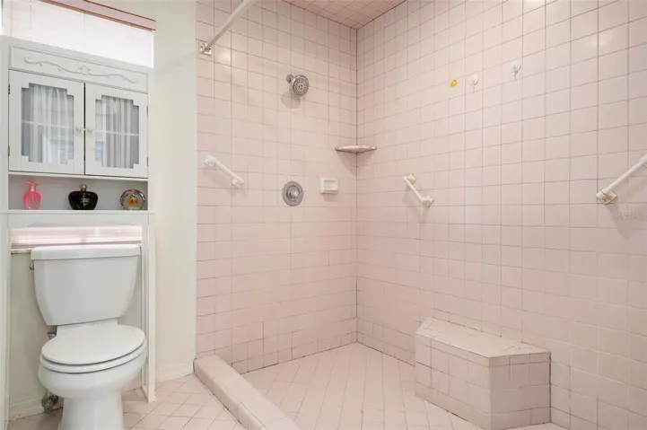 Walk In Shower and Water Closet