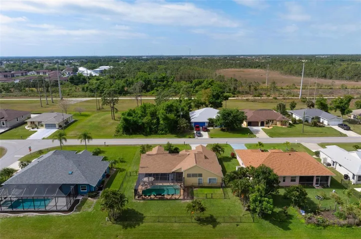 Aerial Photos showing two gates on property