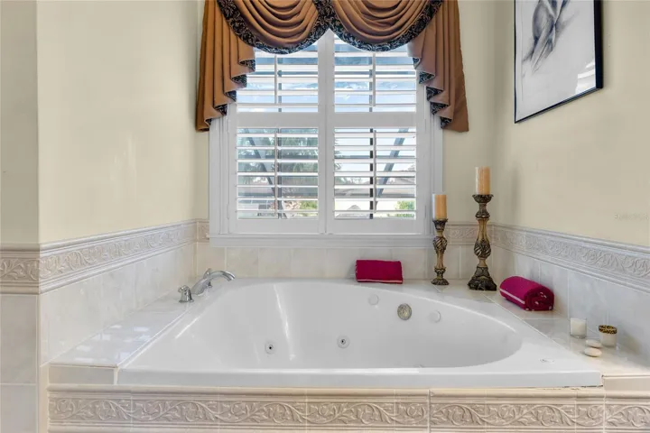 Jetted bathtub Master Bathroom
