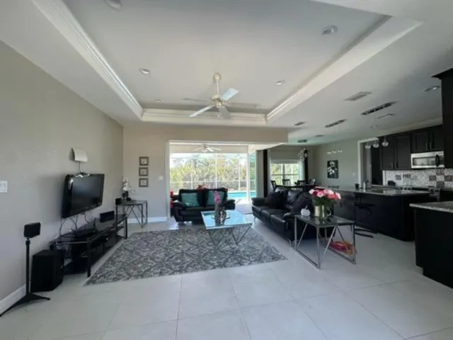 Open concept living areas