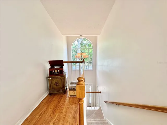 Stairway and balcony