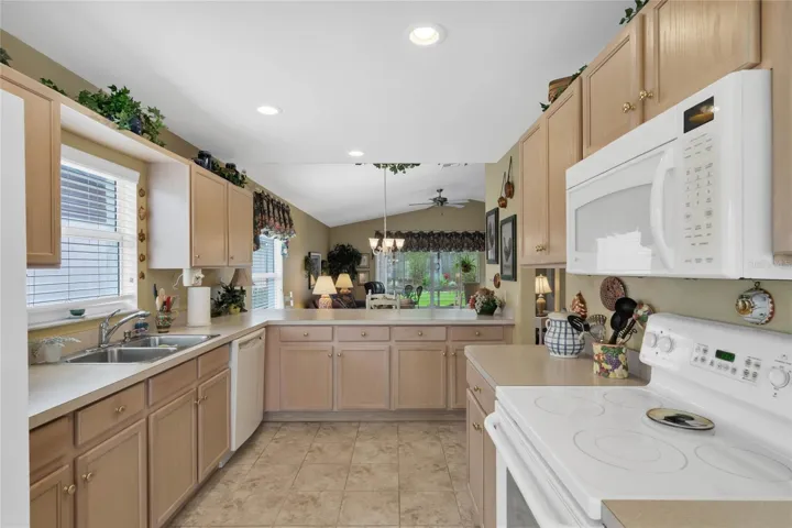 Kitchen features Recessed Lighting