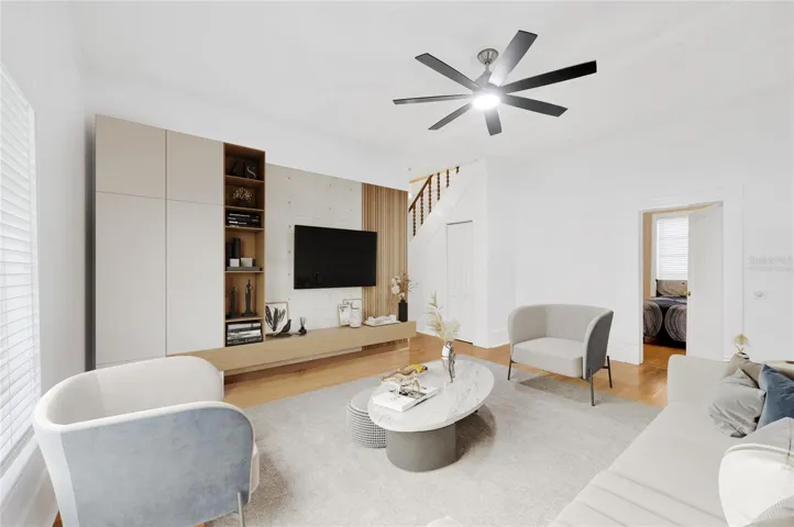 Virtually Staged (beautiful hardwoods)
