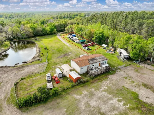 Aerial Outline of Current Leased Storage