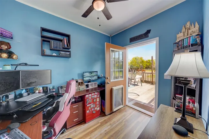 Office Entry to Rear Deck