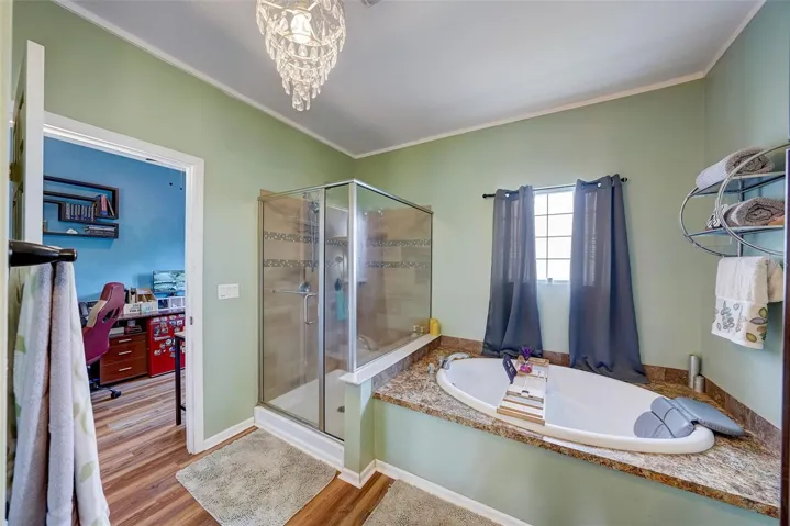 Primary Bathroom, Entry to Office