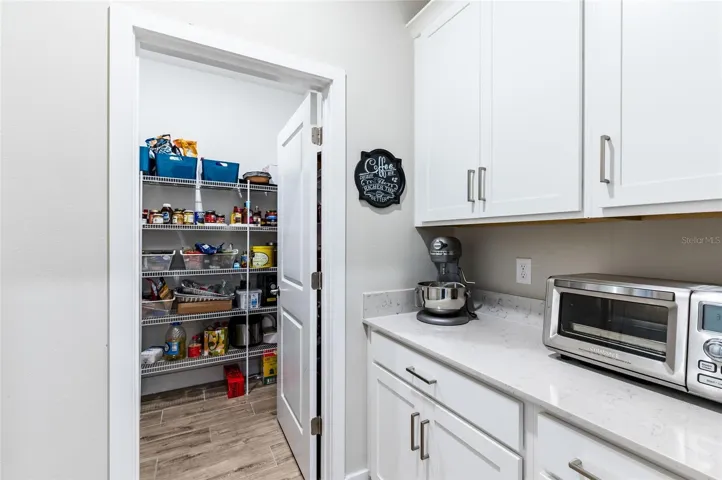 Butlers pantry with storage galore