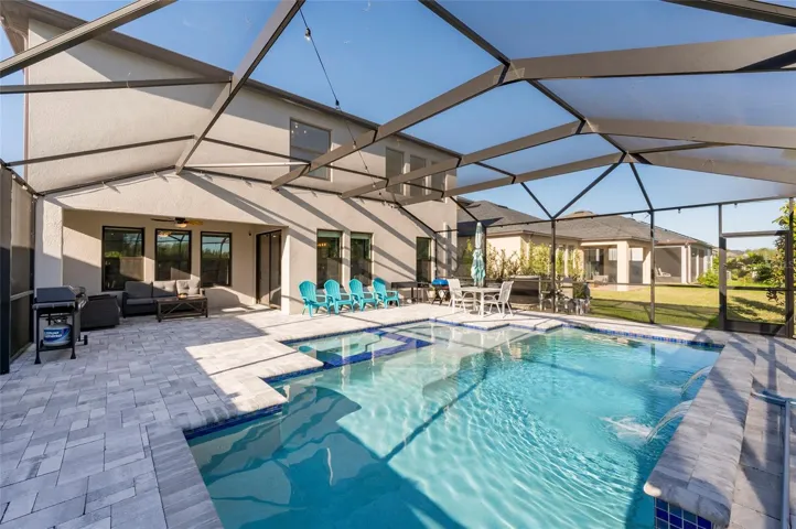 large screened area